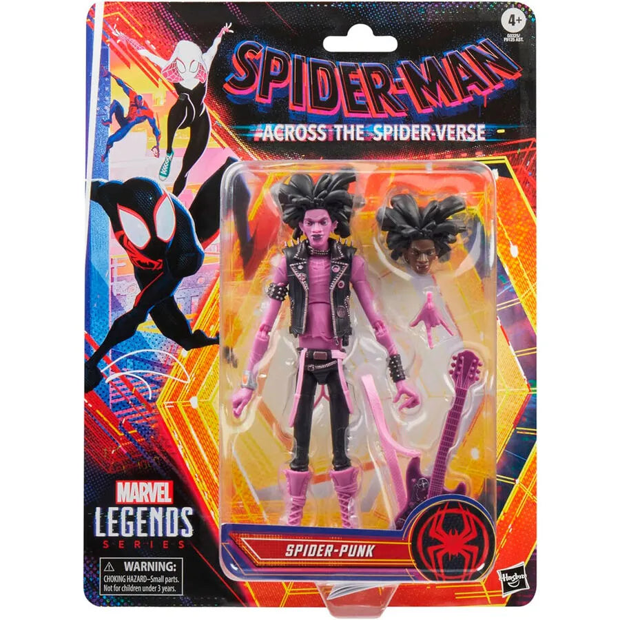 Spider-Man: Across the Spider-Verse Marvel Legends Spider-Punk Action Figure - Ginga Toys