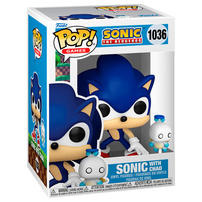 Funko Pop! & Buddy: Sonic the Hedgehog - Sonic with Hero Chao Figure #1036