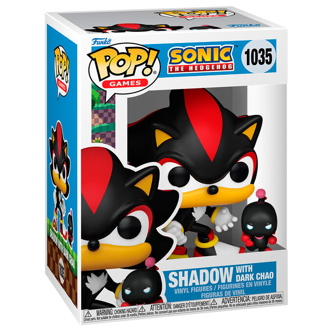 Funko Pop! & Buddy: Sonic the Hedgehog - Shadow with Dark Chao Figure #1035