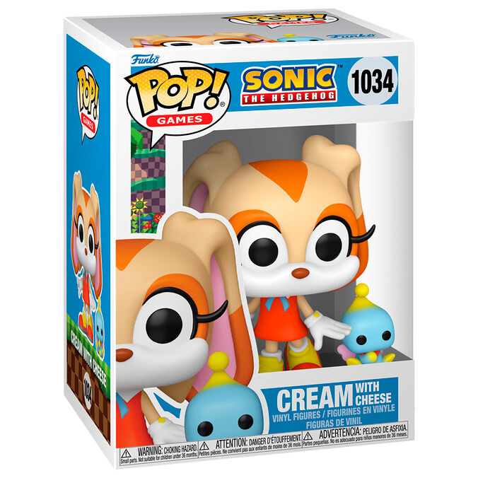 Funko Pop! & Buddy: Sonic the Hedgehog - Cream with Cheese Figure #1034