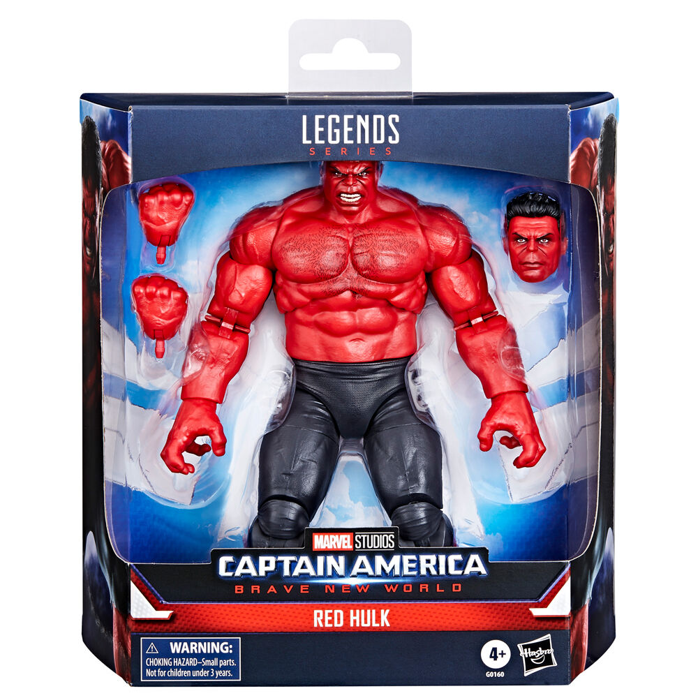 Captain America: Brave New World Marvel Legends Red Hulk Deluxe Action Figure