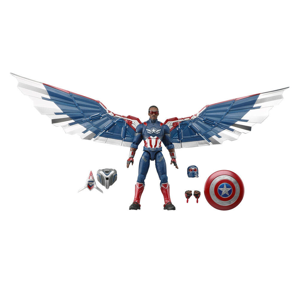 Captain America: Brave New World Marvel Legends Captain America Deluxe Action Figure