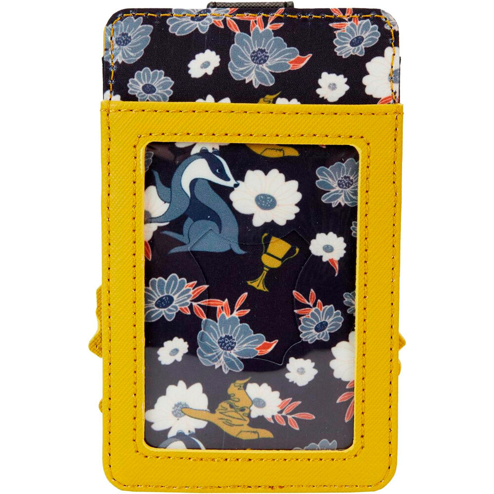 Loungefly Harry Potter Hufflepuff House Floral Tattoo Card Holder