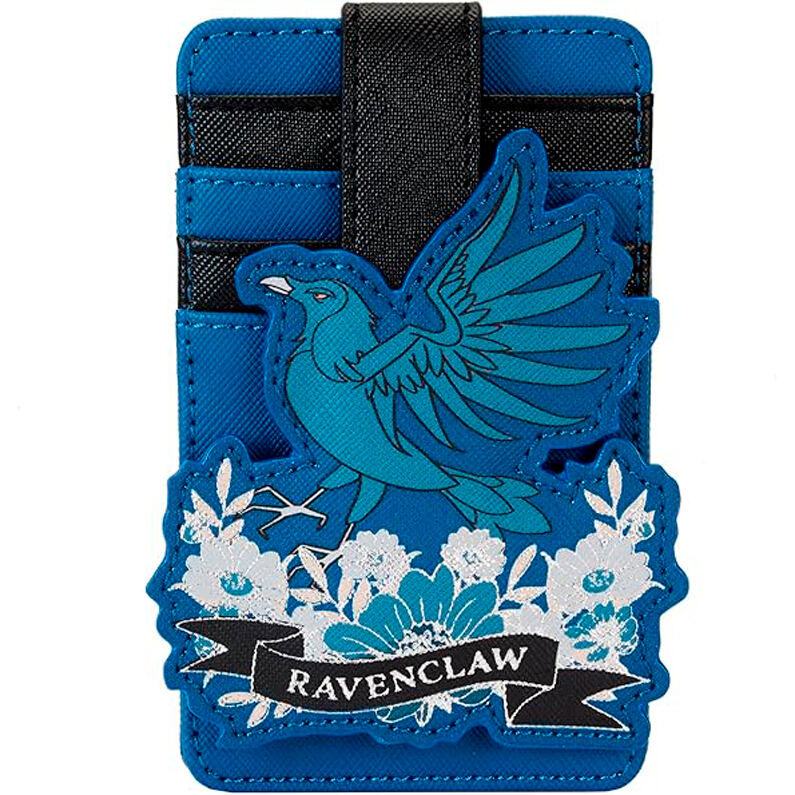 Loungefly Harry Potter Ravenclaw House Floral Tattoo Card Holder