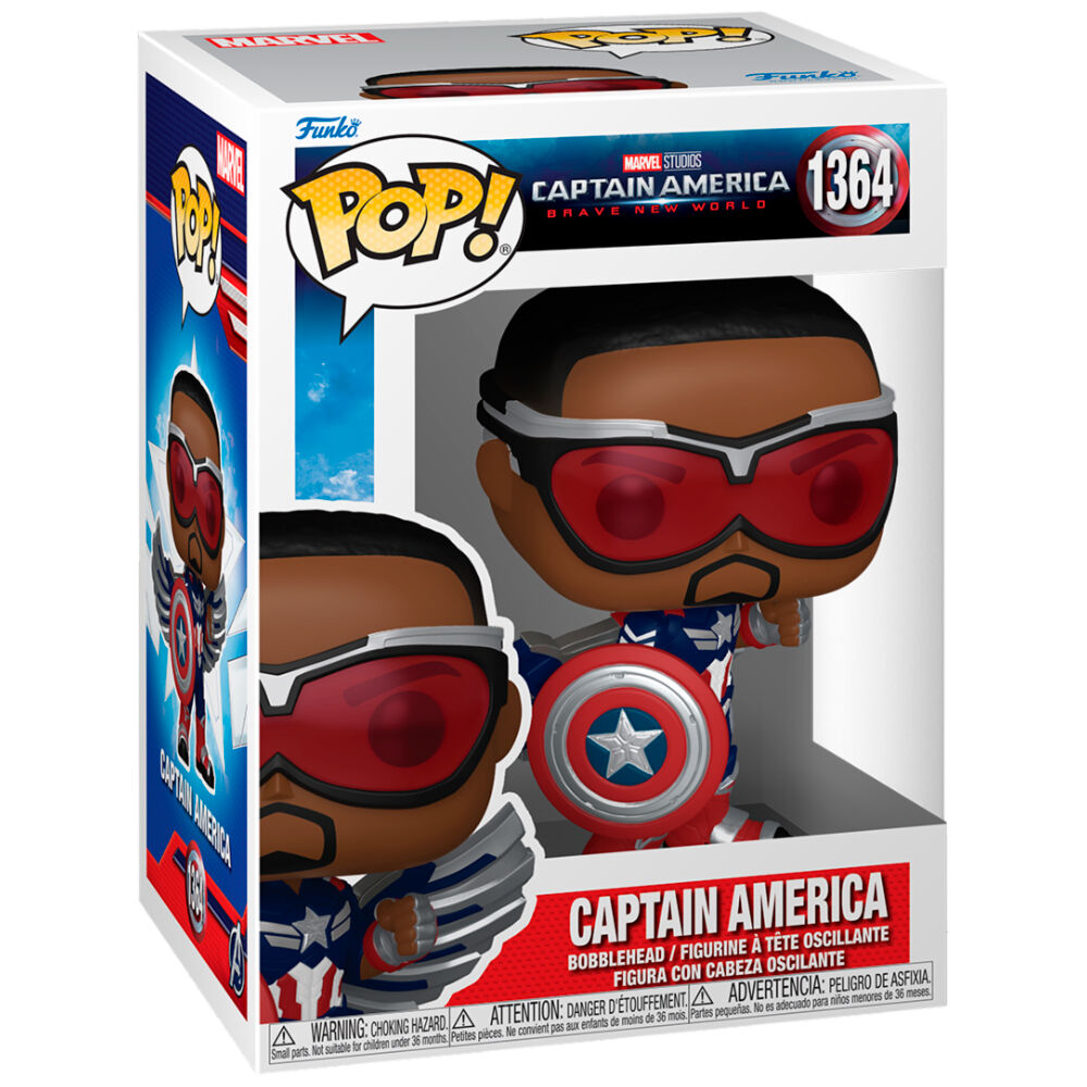 Pop! Marvel: Captain America: Brave New World - Captain America (Sam Wilson)