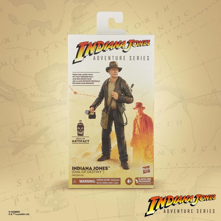 Indiana Jones Adventure Series Indiana Jones Action Figure (Dial of Destiny) (Skull Idol BAA) - Hasbro - Ginga Toys