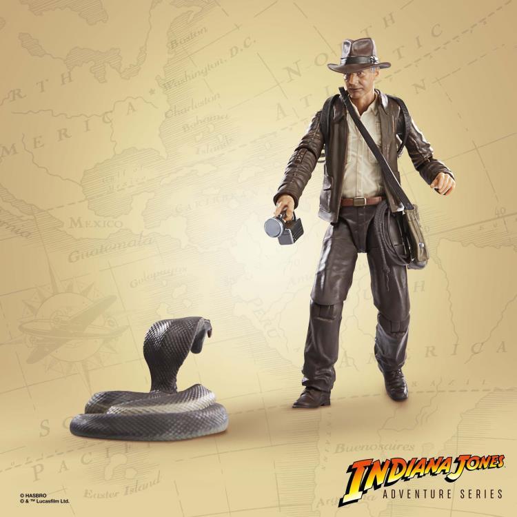 Indiana Jones Adventure Series Indiana Jones Action Figure (Dial of Destiny) (Skull Idol BAA) - Hasbro - Ginga Toys