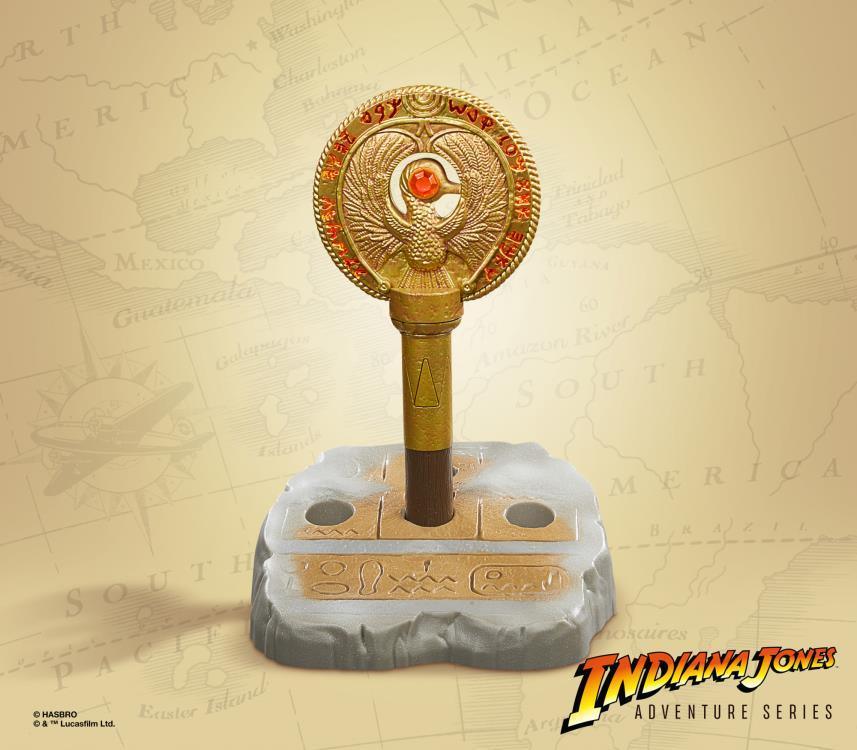 Indiana Jones Adventure Series Premium Artifacts Staff of Ra Talisman Electronic Replica - Hasbro - Ginga Toys