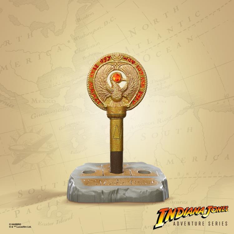 Indiana Jones Adventure Series Premium Artifacts Staff of Ra Talisman Electronic Replica - Hasbro - Ginga Toys