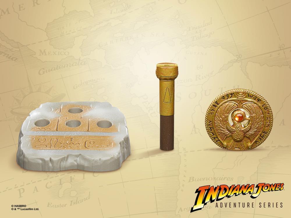 Indiana Jones Adventure Series Premium Artifacts Staff of Ra Talisman Electronic Replica - Hasbro - Ginga Toys