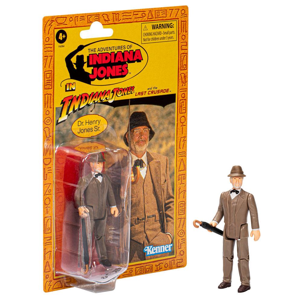 Indiana Jones Retro Collection Dr. Henry Jones Sr. (The Last Crusade) Action Figure - Hasbro - Ginga Toys