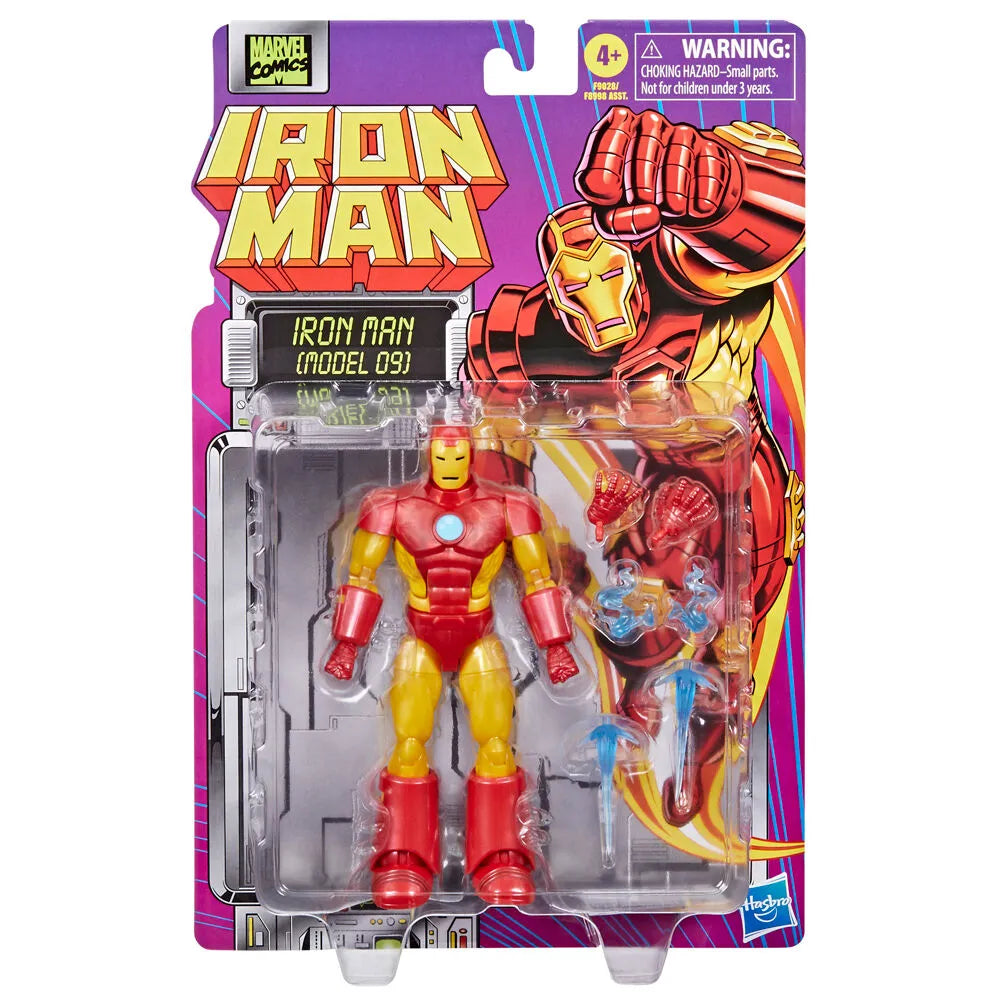 Iron Man Marvel Legends Retro Collection Iron Man (Model 09) Action Figure - Ginga Toys