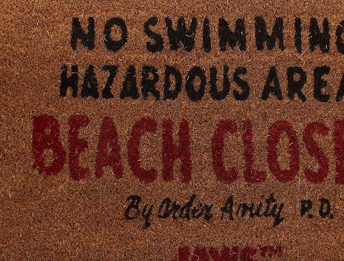 Jaws Beach Closed Door Mat - Ginga Toys