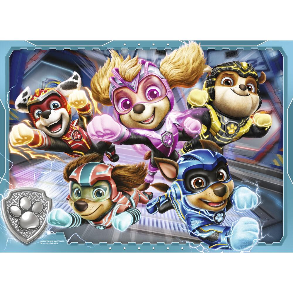 Jigsaw Paw Patrol Puzzle (The mighty movie) - 4x42 Pieces Bumper Puzzle Pack - Ravensburger - Ginga Toys