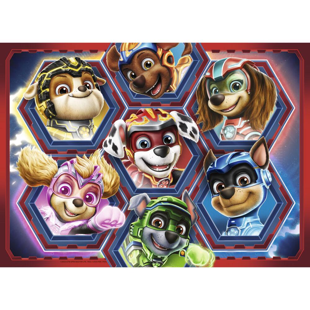 Jigsaw Paw Patrol Puzzle (The mighty movie) - 4x42 Pieces Bumper Puzzle Pack - Ravensburger - Ginga Toys