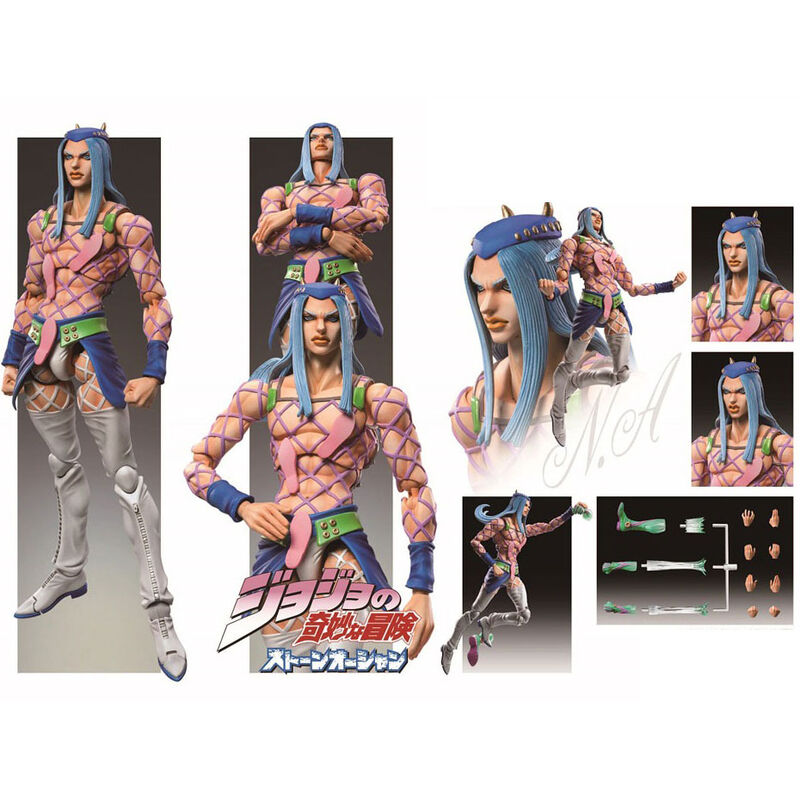 JoJo's Bizarre Adventure Super Action Statue Narciso Anasui - MEDICOS - Ginga Toys