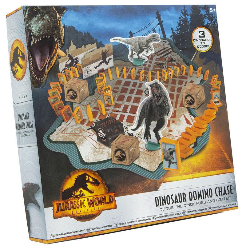 Jurassic World: Dominion Dinosaur Domino Chase Board Game - Universal Studios - Ginga Toys