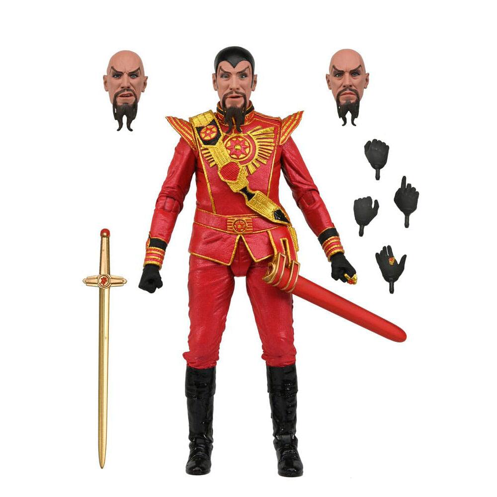 King Features Flash Gordon Ultimate Ming the Merciless Figure (Red Military Outfit) - Ginga Toys