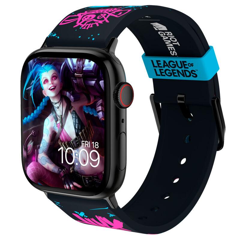 League of Legends - Jinx Graffiti Smartwatch Band + face designs - Mobyfox - Ginga Toys