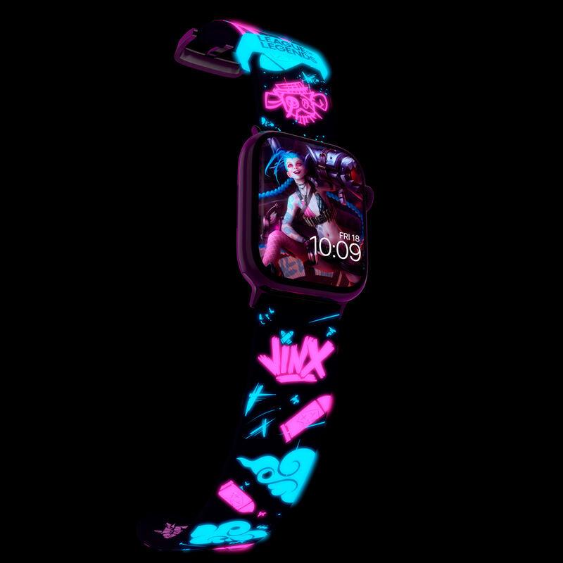 League of Legends - Jinx Graffiti Smartwatch Band + face designs - Mobyfox - Ginga Toys