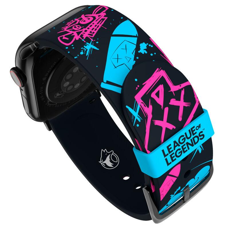 League of Legends - Jinx Graffiti Smartwatch Band + face designs - Mobyfox - Ginga Toys