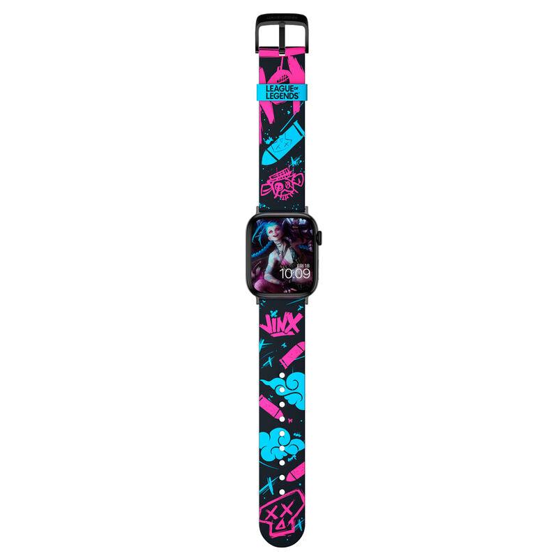 League of Legends - Jinx Graffiti Smartwatch Band + face designs - Mobyfox - Ginga Toys