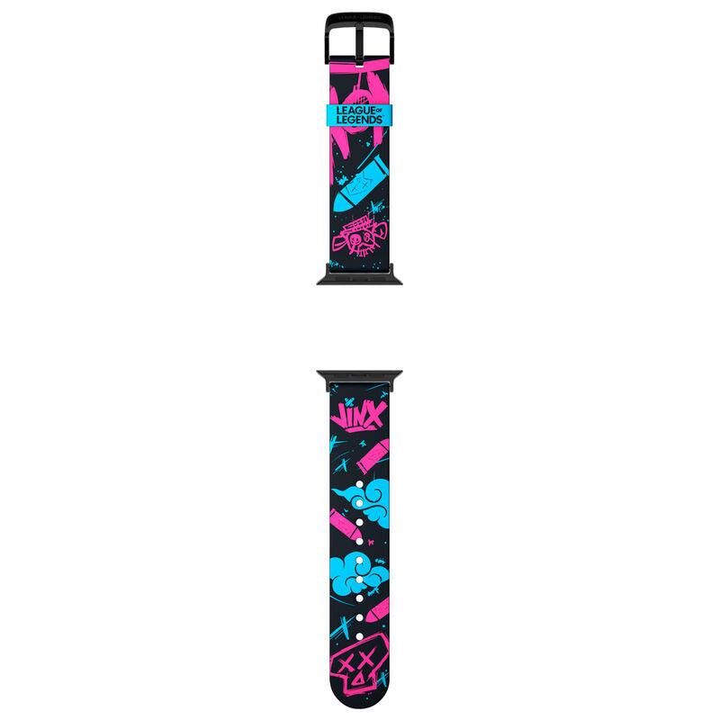 League of Legends - Jinx Graffiti Smartwatch Band + face designs - Mobyfox - Ginga Toys