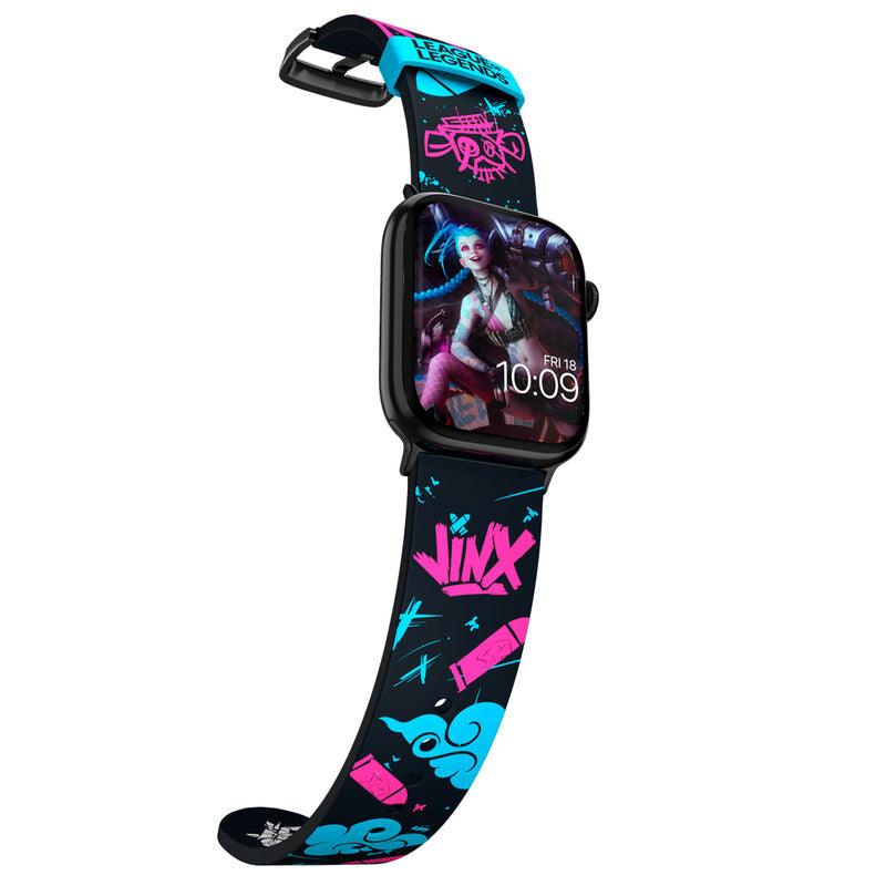 League of Legends - Jinx Graffiti Smartwatch Band + face designs - Mobyfox - Ginga Toys