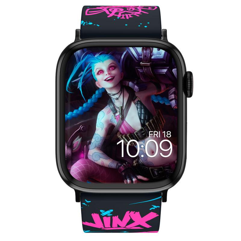 League of Legends - Jinx Graffiti Smartwatch Band + face designs - Mobyfox - Ginga Toys