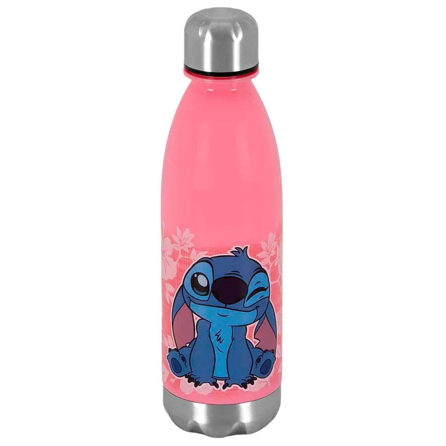 Lilo and Stitch Pink Tritan Bottle - Lilo and Stitch Maui - Ginga Toys