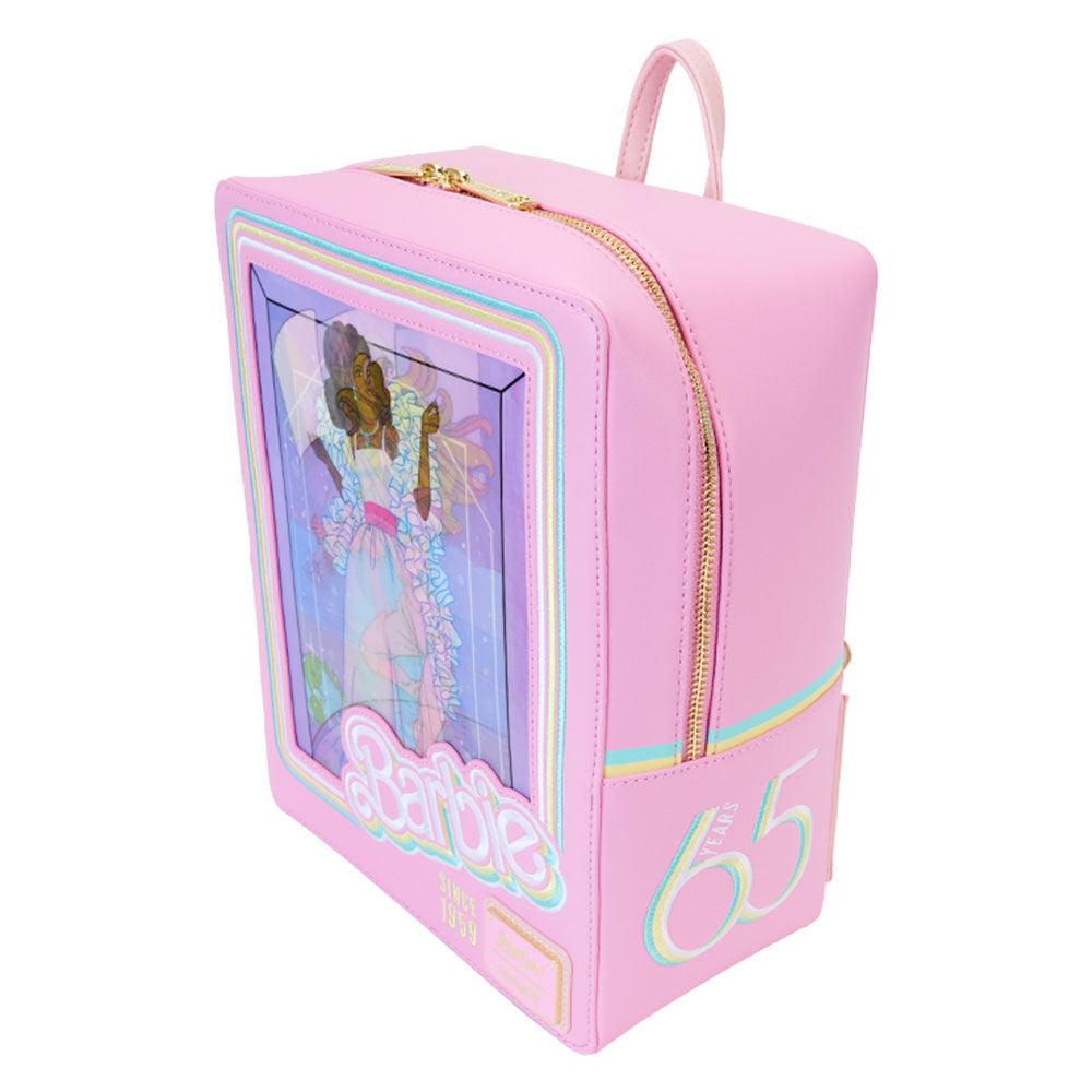 Loungefly Barbie™ 65th Anniversary Doll Box Triple Lenticular Mini Backpack - Ginga Toys