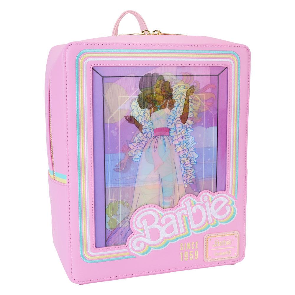 Loungefly Barbie™ 65th Anniversary Doll Box Triple Lenticular Mini Backpack - Ginga Toys