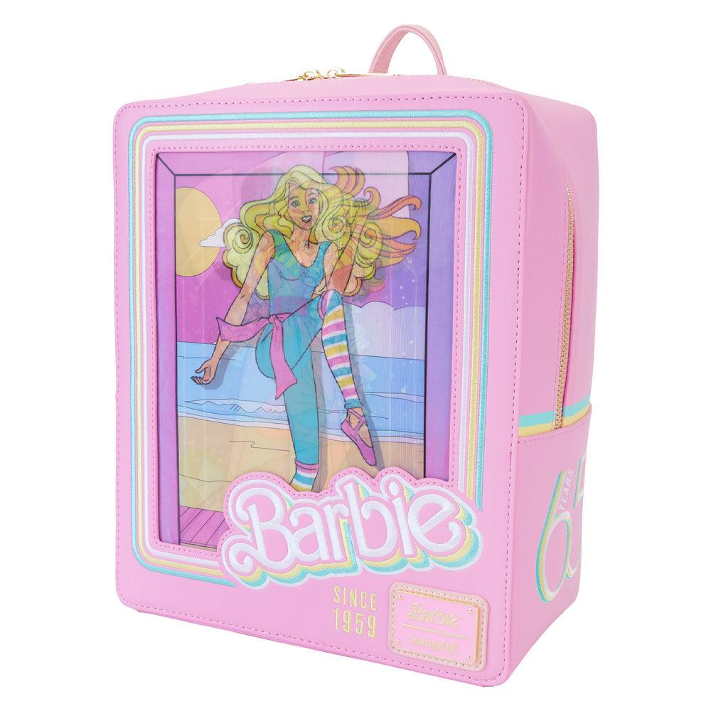 Loungefly Barbie™ 65th Anniversary Doll Box Triple Lenticular Mini Backpack - Ginga Toys