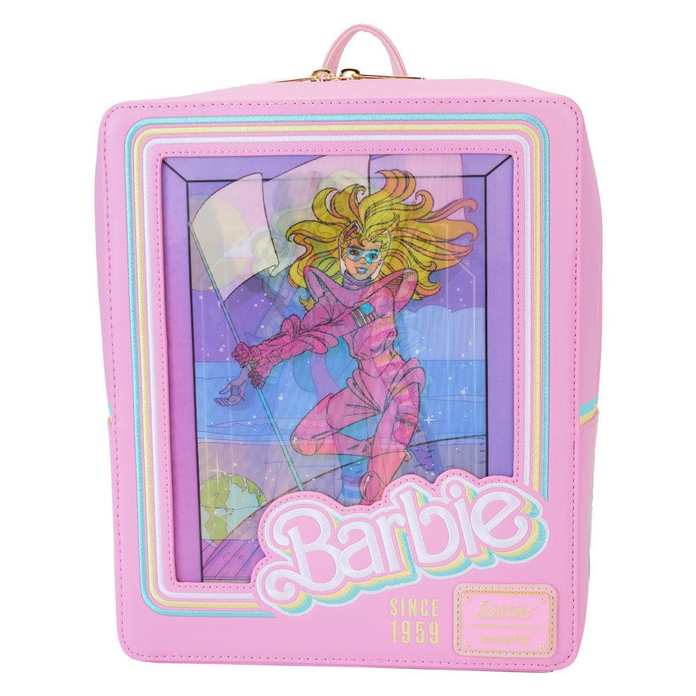 Loungefly Barbie™ 65th Anniversary Doll Box Triple Lenticular Mini Backpack - Ginga Toys