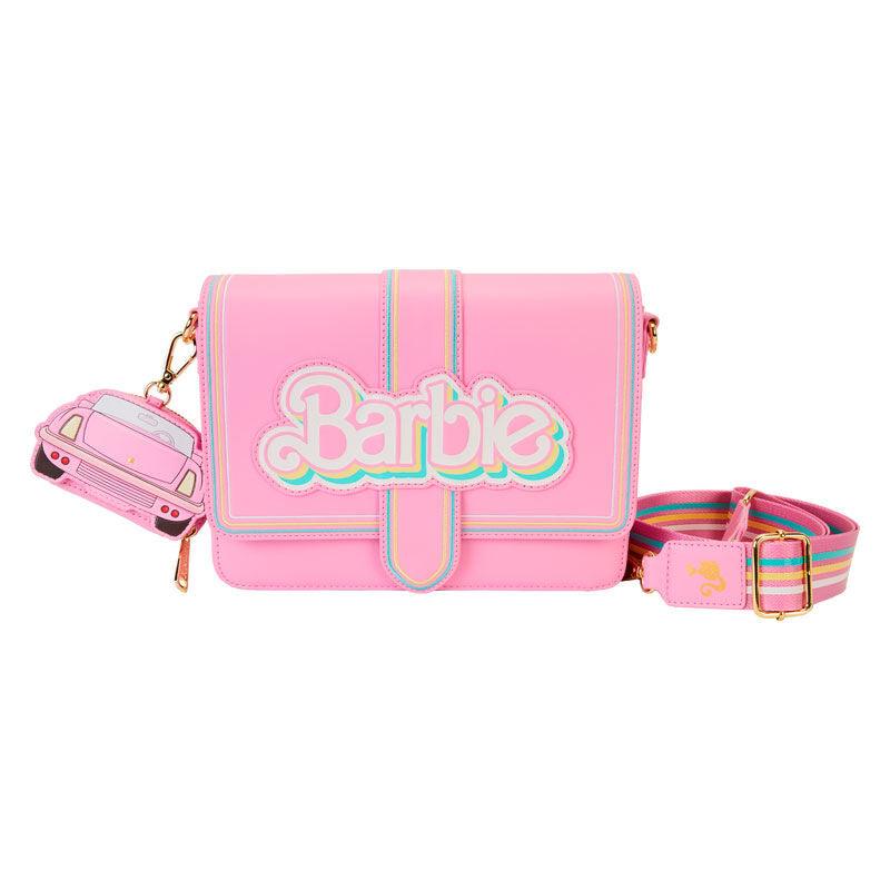 Loungefly Barbie™ 65th Anniversary Logo Crossbody Bag with Coin Bag - Ginga Toys