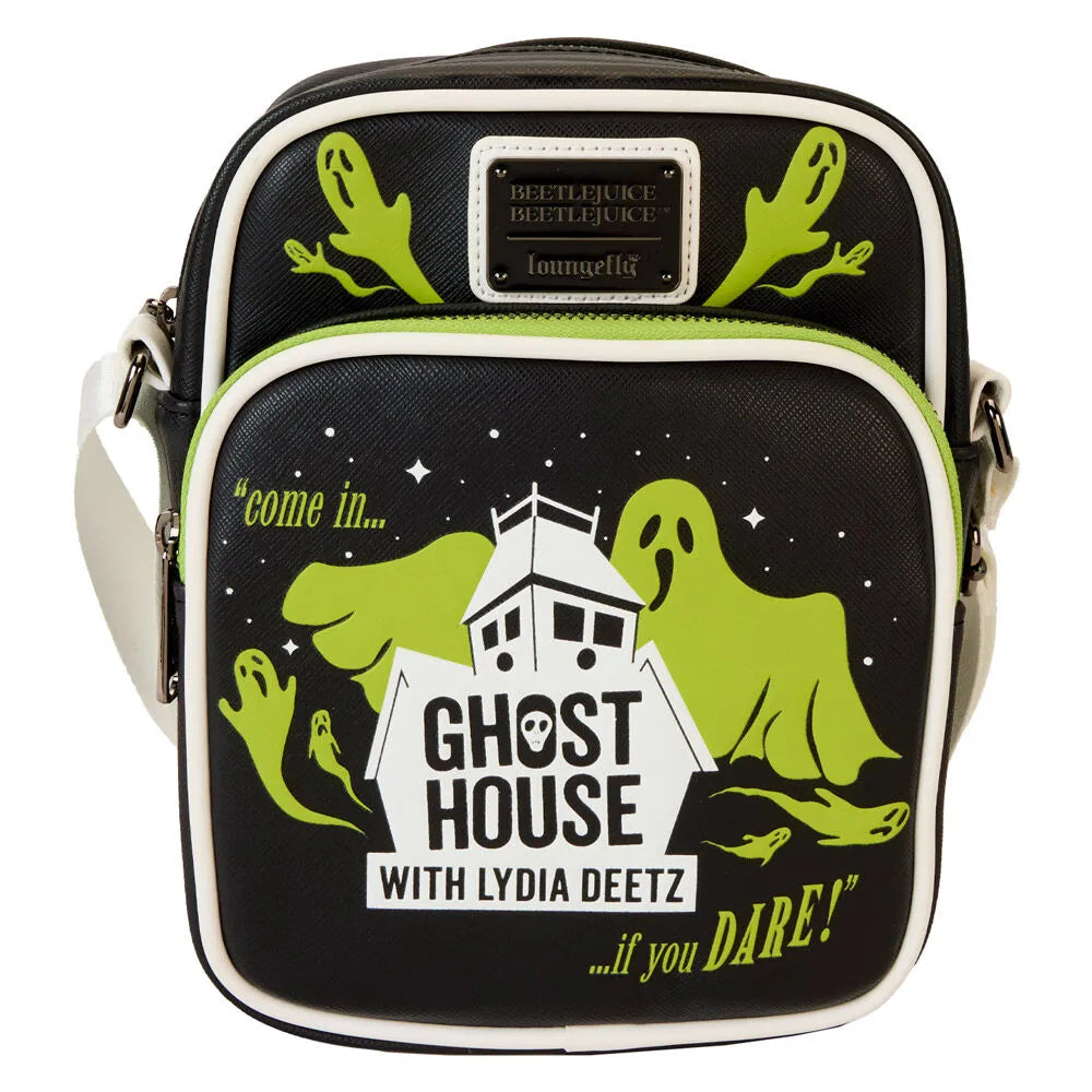 Loungefly Beetlejuice Beetlejuice Ghost House Glow Crossbody Bag - Ginga Toys