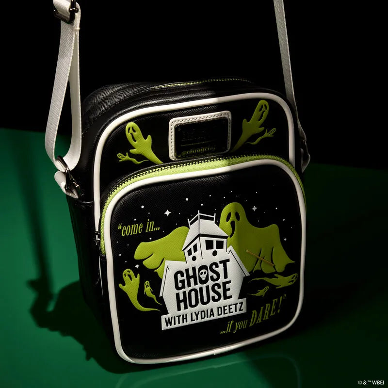 Loungefly Beetlejuice Beetlejuice Ghost House Glow Crossbody Bag - Ginga Toys