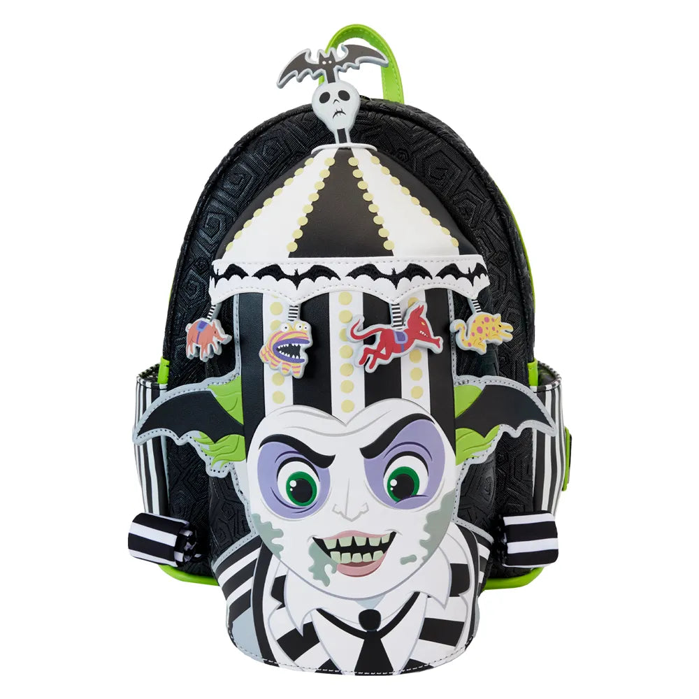 Loungefly Beetlejuice Carousel Hat Light Up Cosplay Mini Backpack - Ginga Toys