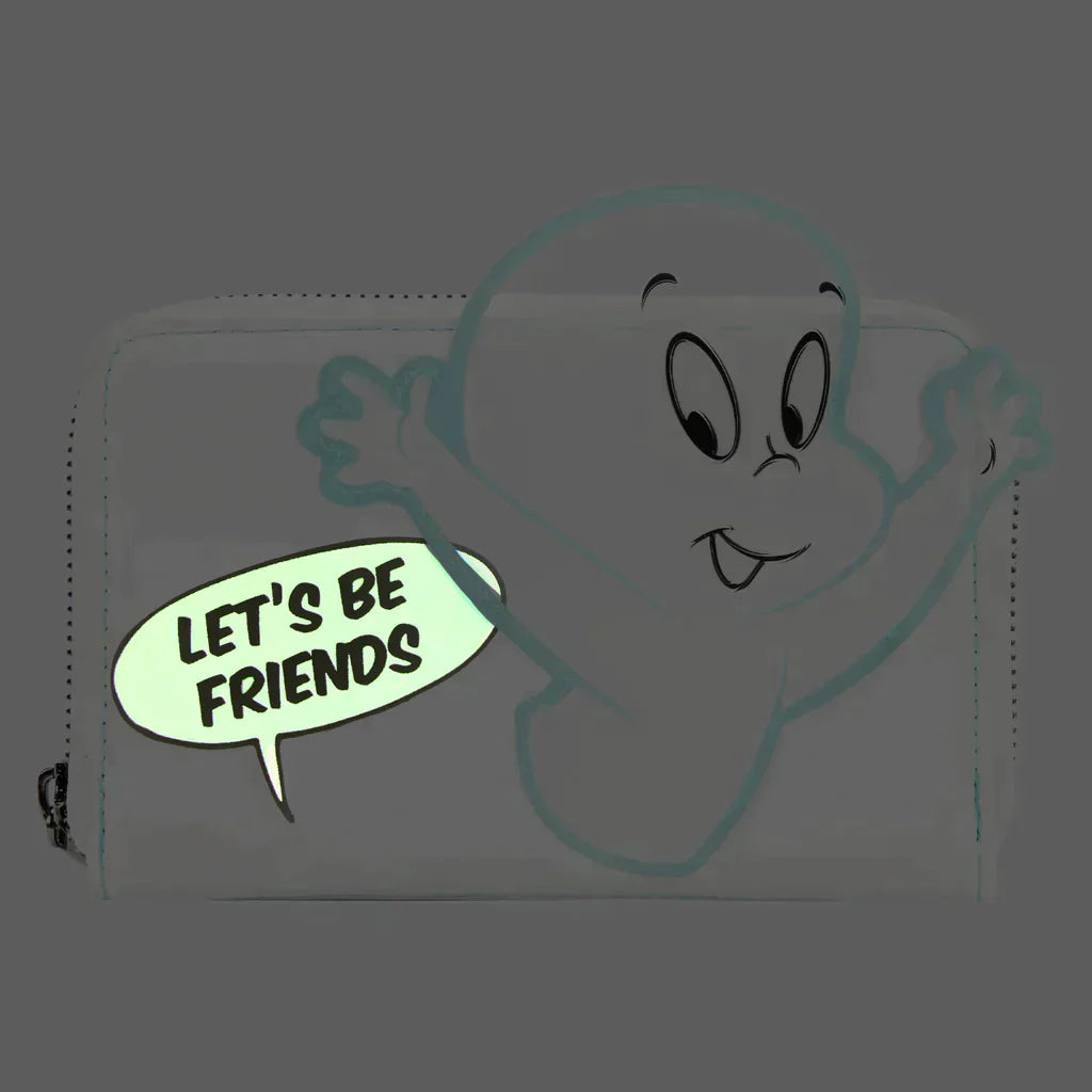 Loungefly Casper the Friendly Ghost Glow Zip Around Wallet - Loungefly - Ginga Toys