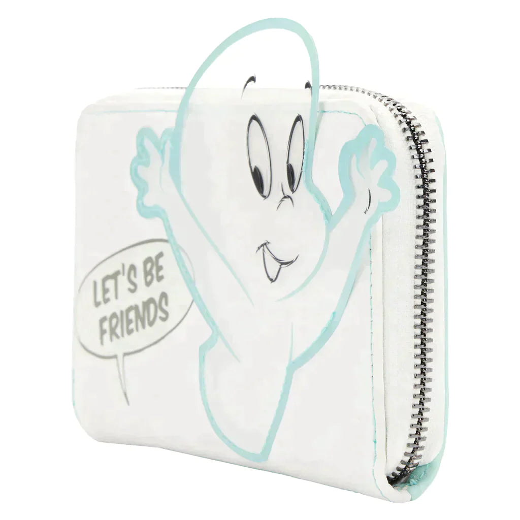 Loungefly Casper the Friendly Ghost Glow Zip Around Wallet - Loungefly - Ginga Toys