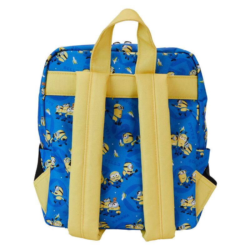 Loungefly Despicable Me Minions All-Over Print Nylon Square Mini Backpack - Ginga Toys