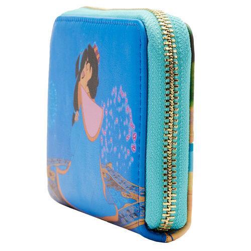 Disney Aladdin Princess Jasmine Series Zip Around Wallet - Loungefly - Ginga Toys