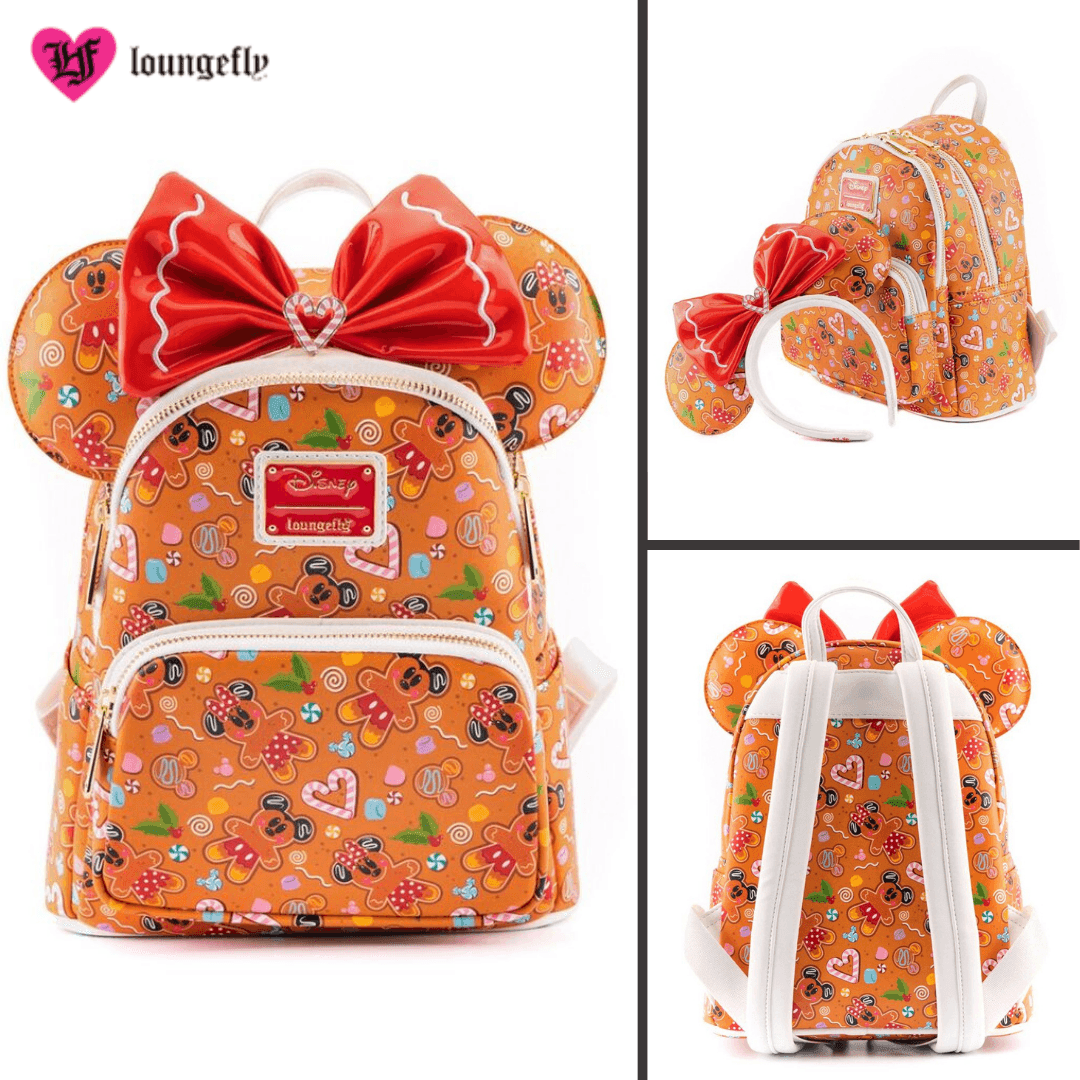 Loungefly Disney Mickey & Minnie Mouse Hot Cocoa Mini Backpack & Ear H