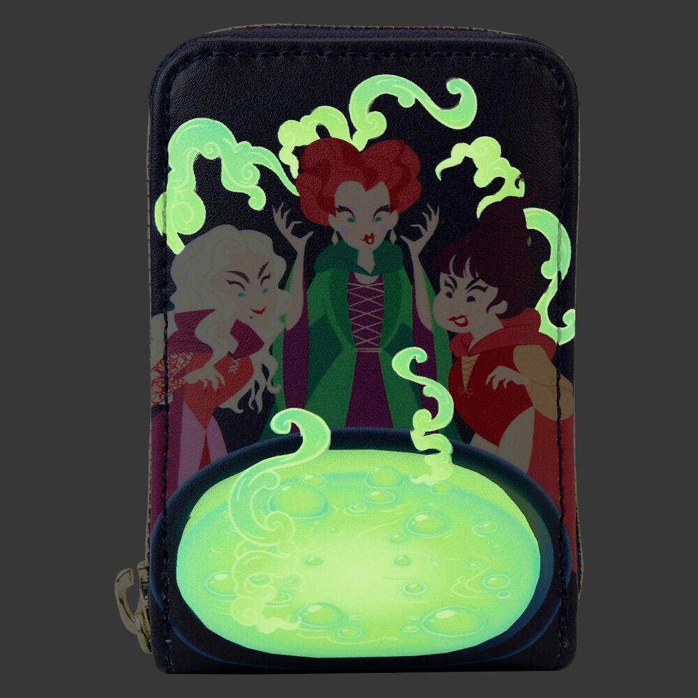 Loungefly Disney Hocus Pocus Sanderson Sisters Cauldron Glow Accordion Wallet - Loungefly - Ginga Toys