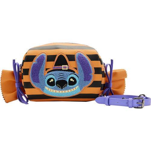 Lilo and Stitch Striped Halloween Candy Wrapper Crossbody Shoulder Bag - Loungefly - Ginga Toys