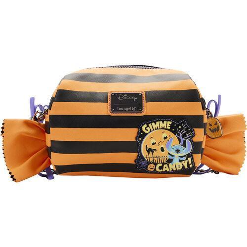 Lilo and Stitch Striped Halloween Candy Wrapper Crossbody Shoulder Bag - Loungefly - Ginga Toys