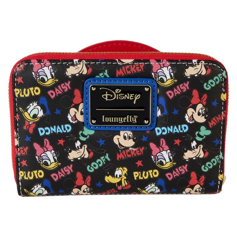 Loungefly Disney Mickey & Friends Classic All-Over Print Zip Around Wallet - Ginga Toys