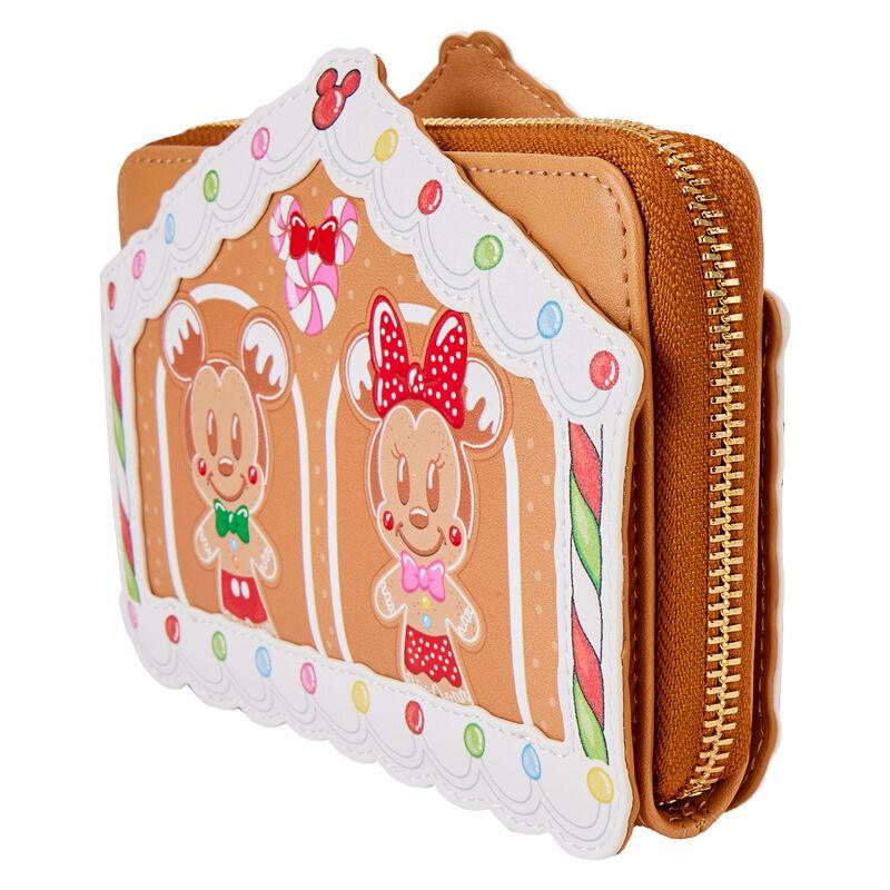 Loungefly Disney Mickey & Friends Gingerbread House Zip Around Wallet - Loungefly - Ginga Toys