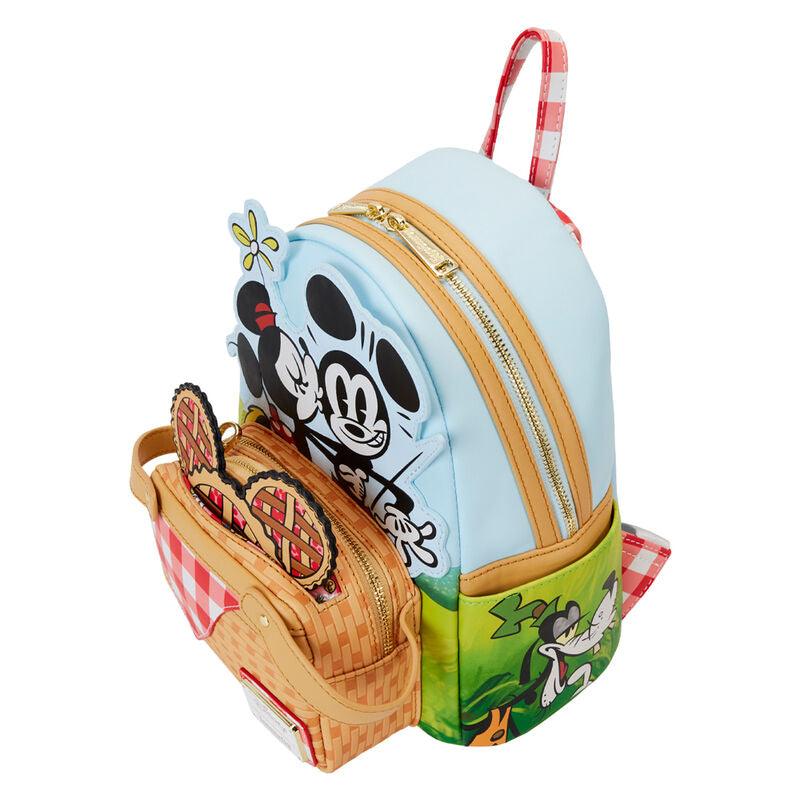 Loungefly Disney Mickey & Friends Picnic Basket Mini Backpack with Coin Bag - Ginga Toys