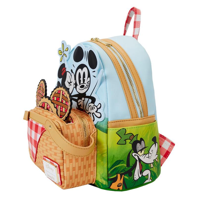 Loungefly Disney Mickey & Friends Picnic Basket Mini Backpack with Coin Bag - Ginga Toys